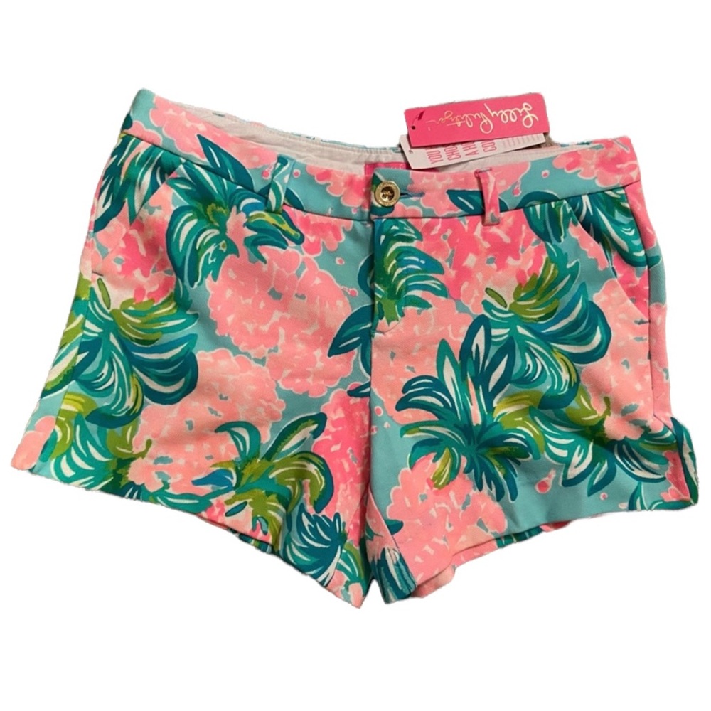 Lilly Pulitzer Callahan knit shorts Pineapple shake